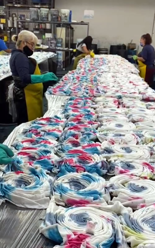 Tie Dye T-shirt Apparel Manufacturer - Factory